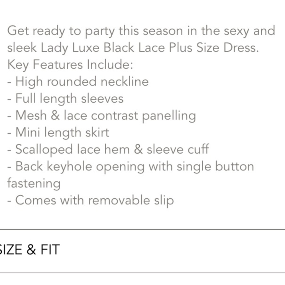 City Chic lace dress - Picture 6 of 7